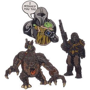 Star Wars: The Book of Boba Fett I Missed You Too Pins, 3-Pack